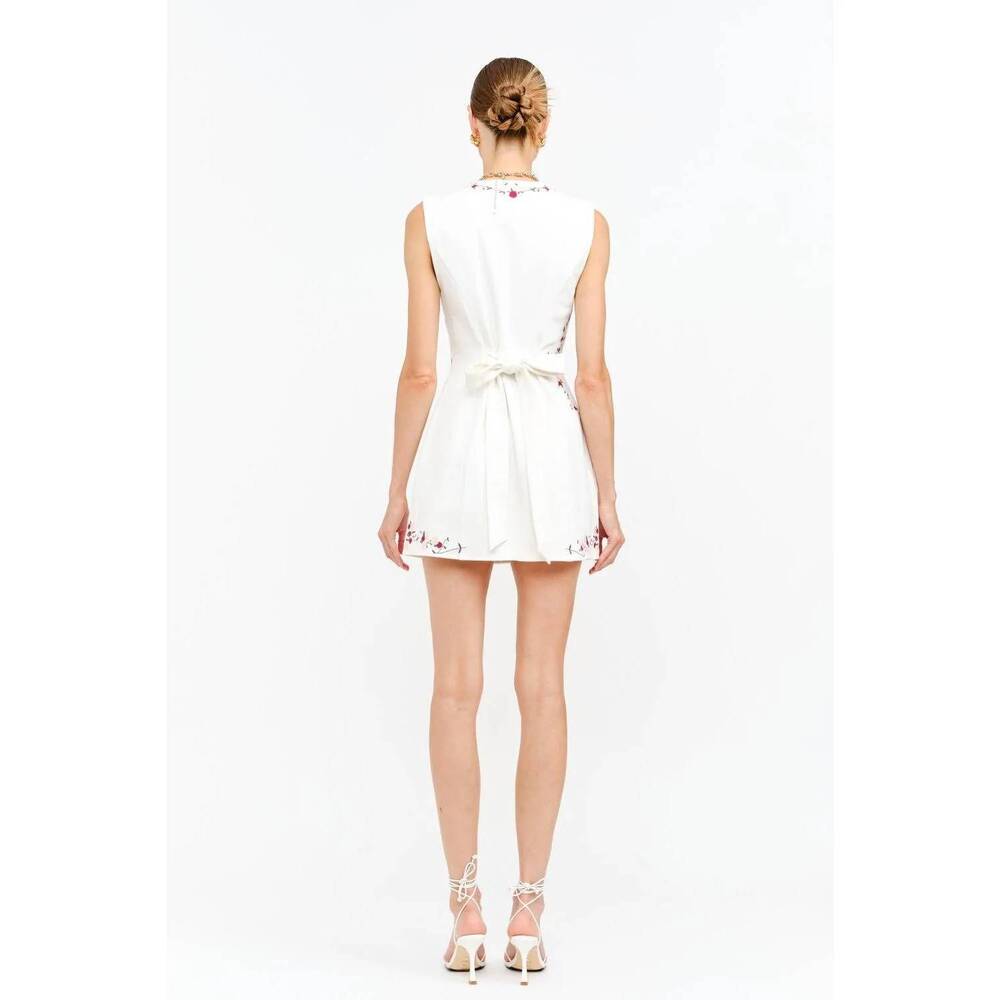 NEW SOFIE THE LABEL brisbane mini dress in white - Picture 4 of 6